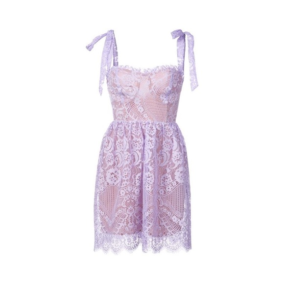 For Love And Lemons Dresses & Skirts - ▪️for love and lemons dress▪️purple valentina lace